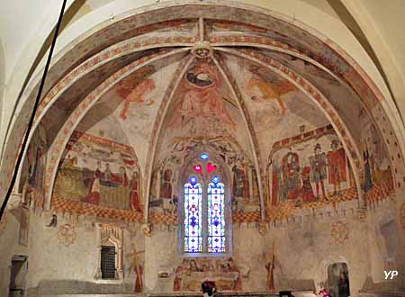 Chapelle de Beaumont - Peintures murales classées Monuments Historiques datant du XVe Siècle