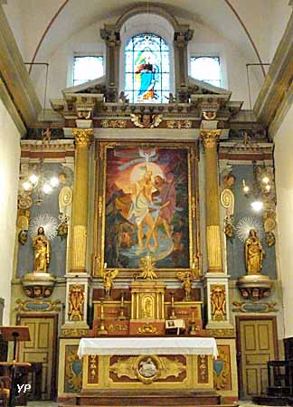 Maître autel  baroque, tableau central 