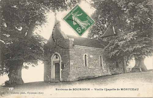 Vieille chapelle de Montceau