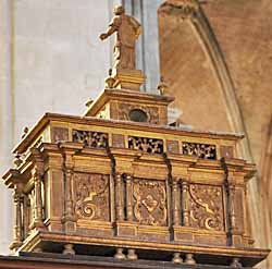 Pontoise, la cathédrale Saint-Macloud - reliques de saint Mellon