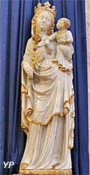 Cathédrale Notre-Dame de Sées - Notre Dame de Seez, statue en marbre du XIVe s.