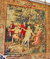 Hôtel de Bourvallais - Danse des nymphes (tapisserie des Gobelins)
