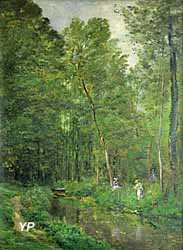 Sous-bois à Valmondois (Charles-Francois Daubigny, 1877)