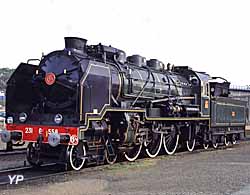 La locomotive 231 G 558 au dépôt de Sotteville-lès-Rouen