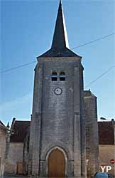 Église Saint-Loup et jardin du prieuré (doc. Mairie de Herry)