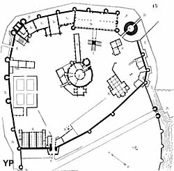 Plan du château de Montargis