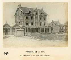 Edouard LEVEQUE, La station balnéaire − L’hôtel des bains, 1895