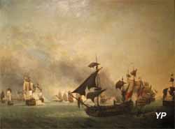 Combat de la Grenade, 2 juillet 1779 (Jean-François Hue) - Musée national de la Marine