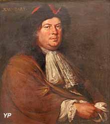 Portrait de Jean Bart (huile sur toile, Mathieu Elias, XVIIIe s.) - Musée national de la Marine