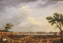 Le Port neuf ou l'Arsenal de Toulon, pris dans l'angle du Parc d'Artillerie (huile sur toile, Joseph Vernet, 1756) - Musée national de la Marine
