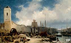 Musée des Beaux-Arts - Eugène Isabey, Le Port de Dunkerque (1831, coll. MBA Dunkerque)