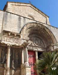Portail de l'église abbatiale Saint-Gilles (reproduction)