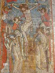 Chartreuse de Sainte-Croix - peinture de 1327 dans l'église primitive