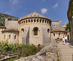 Chevet de l'abbaye de Gellone (OTI STGVH)