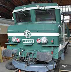 Rotonde ferroviaire - locomotive CC 6558