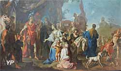 Musée des Beaux-Arts de Chambéry - la Famille de Darius au pieds d'Alexandre (Claudio Francesco Beaumont, vers 1750)