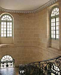 Château de Talmay - grand escalier (Château de Talmay)