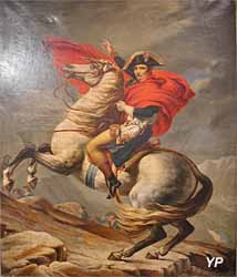 Napoléon franchissant le Grand Saint-Bernard (anonyme, Musée Labenche)