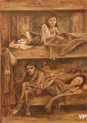 Ravensbrück, les châlits (Anna Garcin-Mayade, musée Edmond Michelet) (Yalta Production)