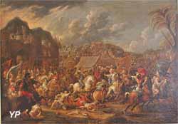 Bataille de Saint-Jacques contre les Arabes (école flamande, XVIIe s.)