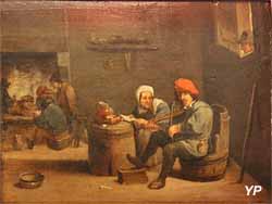 Intérieur, fumeurs et musiciens (David Teniers II, XVIIe s.)