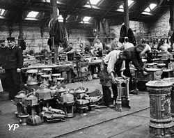 Atelier de montage et d’ajustage en 1892