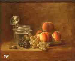 Pêches et raisins (Jean-Baptiste Siméon Chardin)