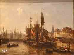 Vue du port d'Anvers (Johann-Barthold Jongkind)