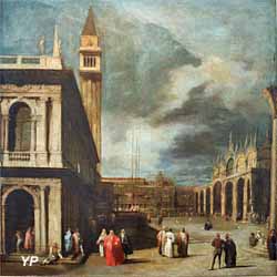 Venise, la Piazzetta San Marco (attribué à Giovanni Antonio Canal, dit Canaletto) (Yalta Production)