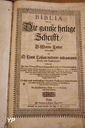 BIble de Luther (Église du Thabor)