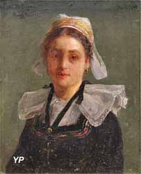 Jeune fille de Pont-Aven (Henry Mosler, 1889)