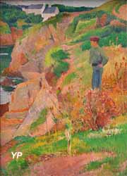 Rochers au bord de l'Aven (Henry Moret, 1891)