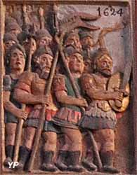 Les légionnaires conduits par le tribun Acace se préparent à affronter les Arméniens révoltés contre Rome