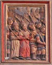 Les légionnaires conduits par le tribun Acace se préparent à affronter les Arméniens révoltés contre Rome