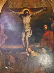 Le Christ en Croix avec Saint Jean, la Vierge, et Sainte Marie Madeleine (Pierre Vincent, 1830)