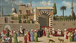 Réception d'une délégation vénitienne à Damas (Italie, 1511)