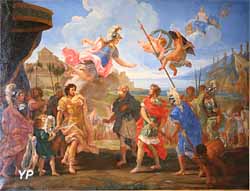 La Querelle d'Achille et d'Agamemnon (Giovanni Battista Gaulli, dit Baciccio, vers 1685)