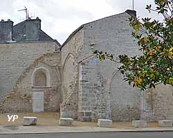 Vestiges de l'église Saint Hermand (doc. Mairie de Sainte-Hermine)