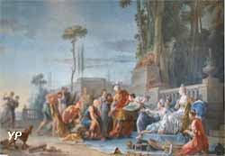 Achille à Scyros, à la cour de Lycomède (Noël Hallé, 1769)