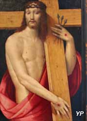 Le Christ ressuscité portant la Croix (Andrea Piccinelli, dit Il Brescianino, vers 1510)