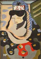La jeune Turque (huile sur toile, Jean Lurça, 1925)