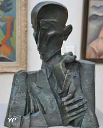 François Mauriac (bronze, Ossip Zadkine)
