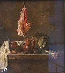 Nature morte aux morceaux de viande (Jean-Baptiste Siméon Chardin)