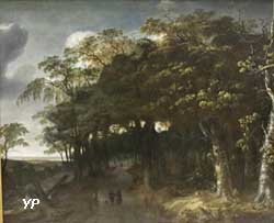 Paysage sylvestre aux chasseurs (Jan Looten)