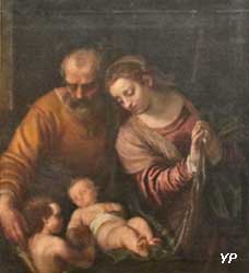 Sainte Famille avec le petit saint Jean (attribué à Benedetto Caliari)