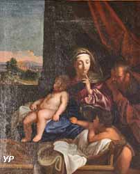Le Sommeil de l'Enfant Jésus (copie d'après Charles Le Brun, fin XVIIe siècle)
