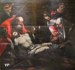 Mise au tombeau (peinture sur bois, anonyme, fin XVIe s.)