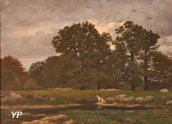 Fontainebleau, le plateau de la Mare aux Fées (Théophile-Narcisse Chauvel, 1871)