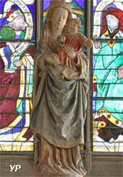Vierge à l'Enfant (bois polychrome, XVe s.)