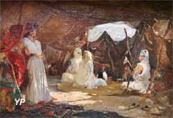 Femmes et enfants sous la tente (Gustave Guillaumet)